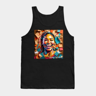 Serena Williams // Paper Art Tank Top